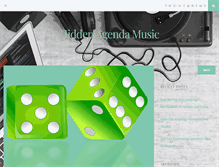 Tablet Screenshot of hiddenagendamusic.com